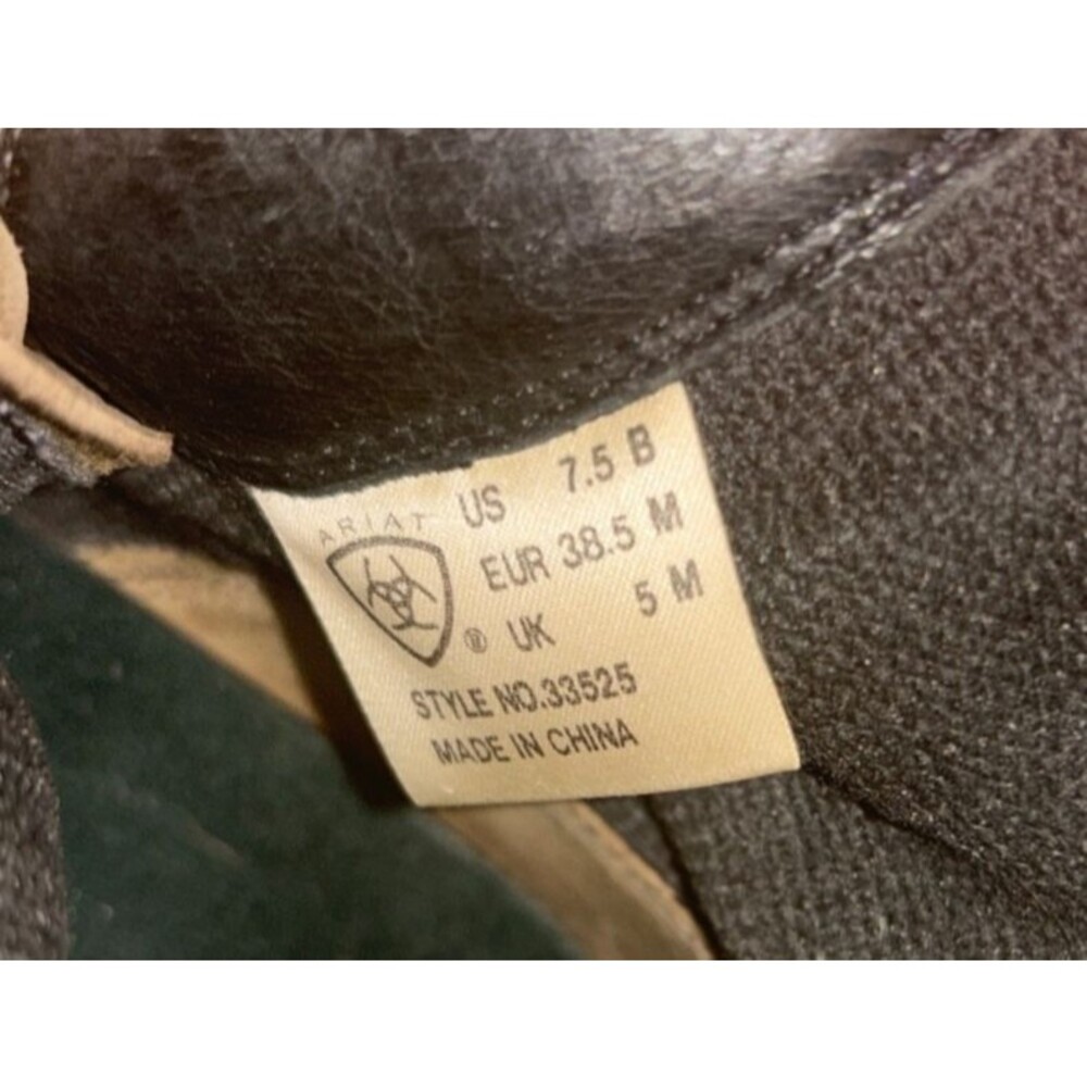 Ariat Heritage Lacer II Boots Women’s size 7.5 Leather Lace Up Distressed - Picture 7 of 9